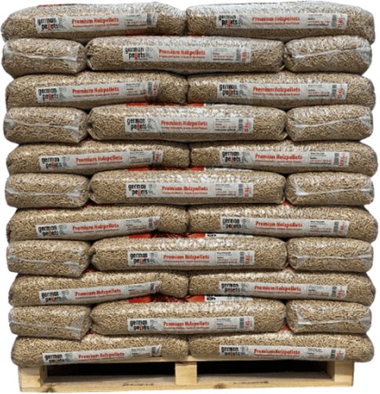 German houtpellets – 66 zakken – 990 kg –  EN+A1 & DIN+